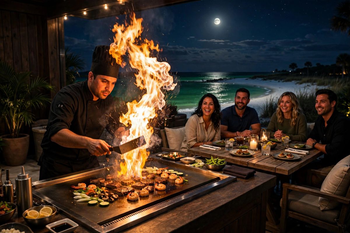 Private hibachi catering in Destin, FL
