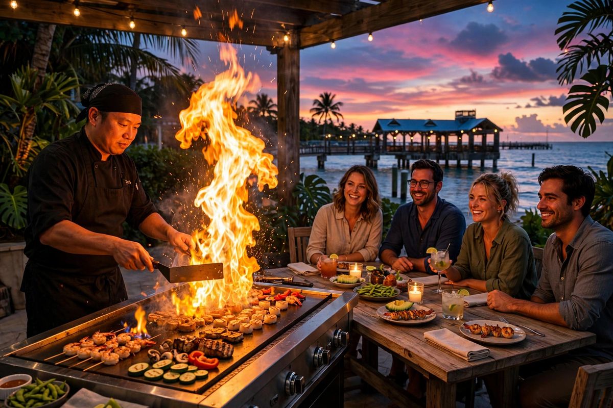 Private hibachi catering in Key West, FL
