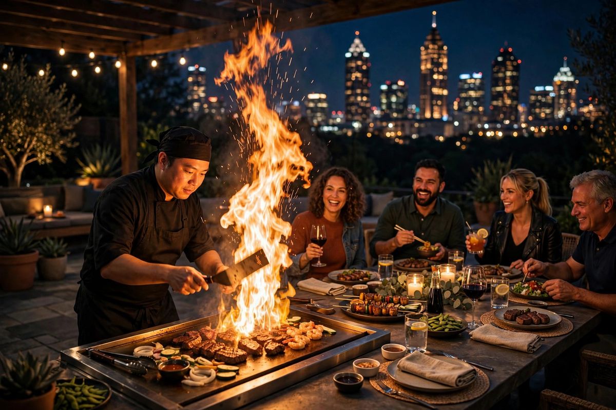 Private hibachi catering in Metro Atlanta, GA