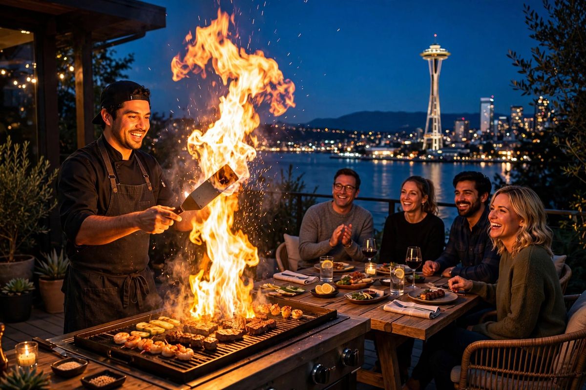 Private hibachi catering in Metro Seattle, WA
