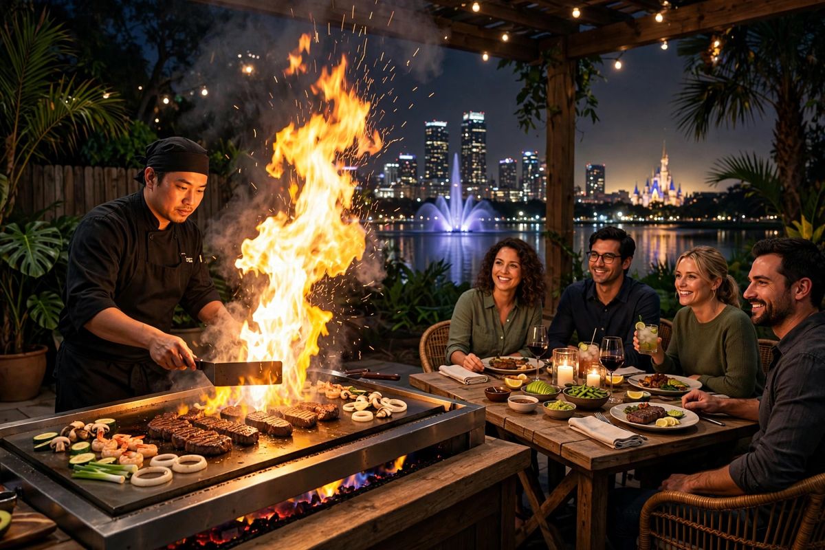 Private hibachi catering in Orlando, FL